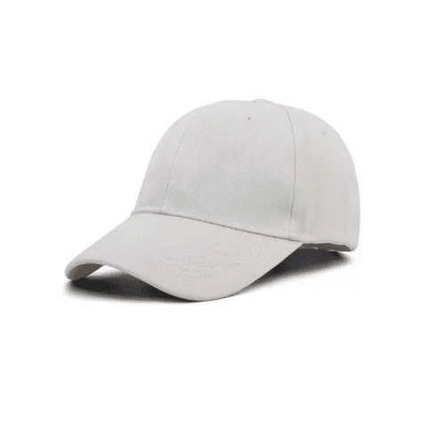 Genérico - Gorro Jockey Básico Unisex Blanco