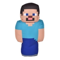 Mochila Peluche Minecraft 30 Cm Diseño Steve