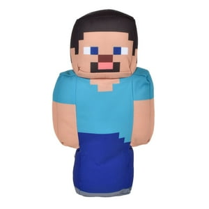 Mochila Peluche Minecraft 30 Cm Diseño Steve