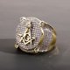 thumbnail image 5 of Anillos Brillantes Punky de Rapero de Lujo a la Moda para Hombre Brillantes con Iced out Hombres Hip Hop Zirconia Cúbica Anillos de Compromiso, 5 of 9
