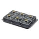 thumbnail image 1 of Plato Para Servir Aperitivos Y Frutas Secas, Bandeja Para Servir Aperitivos Para Cocina, Fruta, Nuez, Gris, 6 Rejillas, 1 of 3