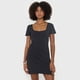 thumbnail image 2 of Vestido Mujer Manga Corta Print Puntos Negro Corona, 2 of 5