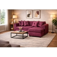 Genérico - Sofa Marcia Tela Burdeo