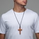 thumbnail image 3 of Collar con cruz de intercesión, cruz de madera, crucifijo en cuerda, 3 of 3