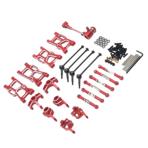 Bothyi - Juego De Piezas De Repuesto De Coche Rc Diy Para Wltoys 144010 144001 144002 Rojo