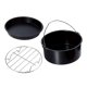 thumbnail image 5 of 3 Accesorios Para Freidora De Aire De Acero Inoxidable, Bandeja Para Pizza Para Barbacoa, Cocina Para Hornear, 8 Pulgadas, 5 of 5
