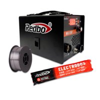 Redbo - Pack Soldadora Mig 120P + 1 Kilo De Alambre Flux + 1 Kilo De Electrodo
