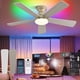 thumbnail image 1 of Ventilador de techo Homlit 107 cm RGB con control por aplicación, dorado, 1 of 9