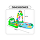 thumbnail image 2 of Gimnasio Piano Musical Para Bebés Tapete De Juegos Pataditas, 2 of 2