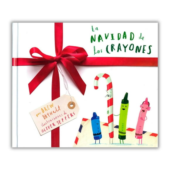La navidad de los crayones blanco