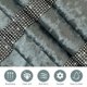 thumbnail image 5 of Caminero de Mesa Jiino 33 × 250 cm Gris con Lentejuelas y Terciopelo, 5 of 6