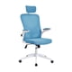 thumbnail image 1 of Silla De Oficina Con Reposa Brazos Y Cabeza Azul, 1 of 6