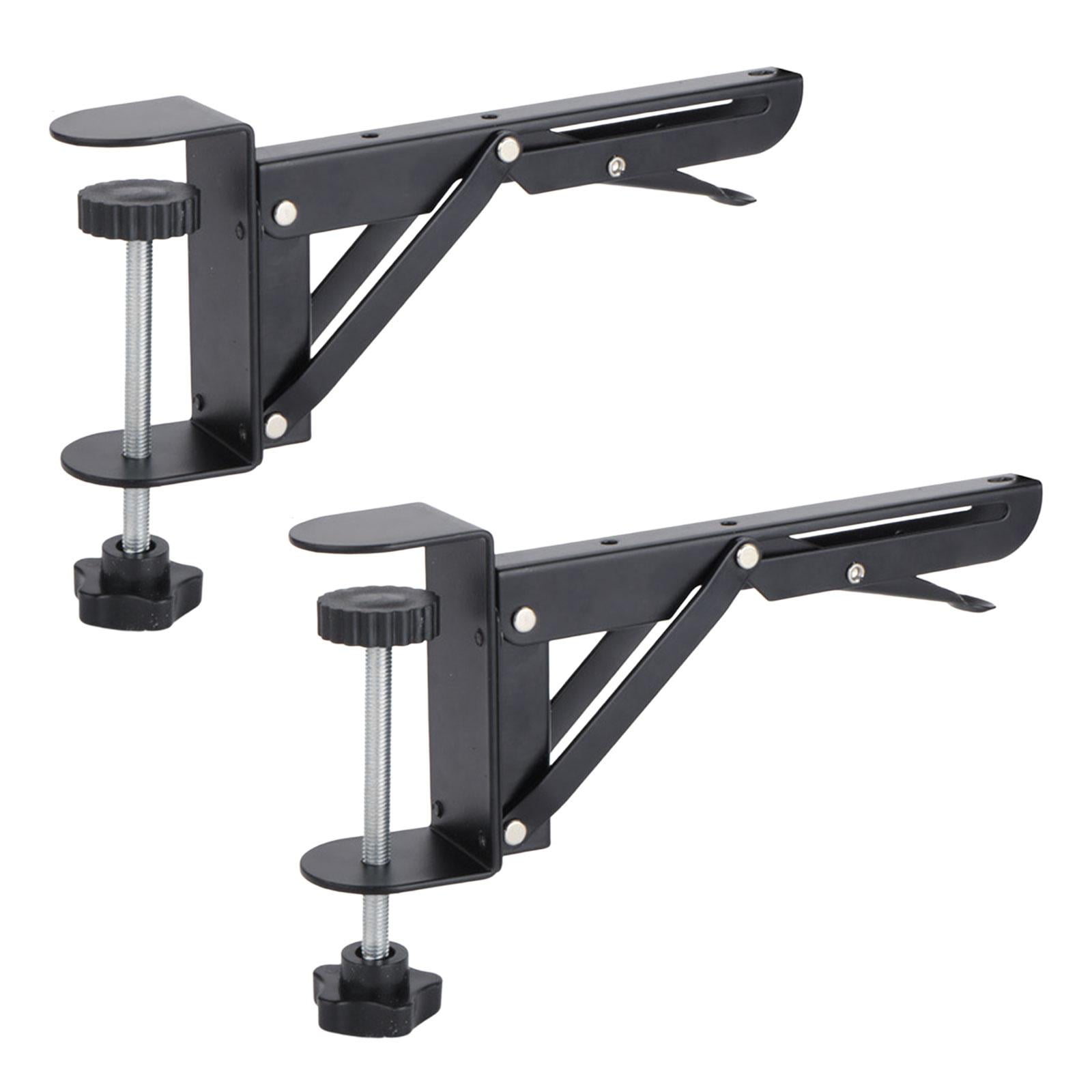 Bothyi - Debajo De La Abrazadera De La Bandeja Del Teclado Del Ratón Del Escritorio Para El Soporte Del Codo De La Computadora Para Un Grosor De 1-8 Cm