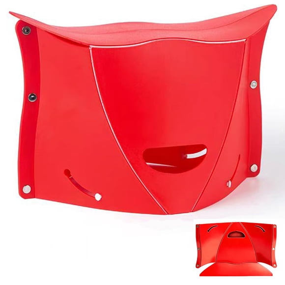 Taburete plegable koofull de 1,3 cm, rojo y ligero