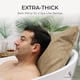 thumbnail image 5 of Almohada de baño Claessonliving de lujo, gruesa y de secado rápido, color arena, 5 of 9