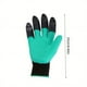 thumbnail image 4 of 1 Pair Garden Gloves With Claws, Outdoor Digging Planting Weeding Seed Latex Coating Waterproof Breathable Gardening Tools (Green), 4 of 5