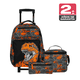 thumbnail image 3 of Pack Mochila con ruedas Xtrem Run 6XT Dino Naranjo, 3 of 13