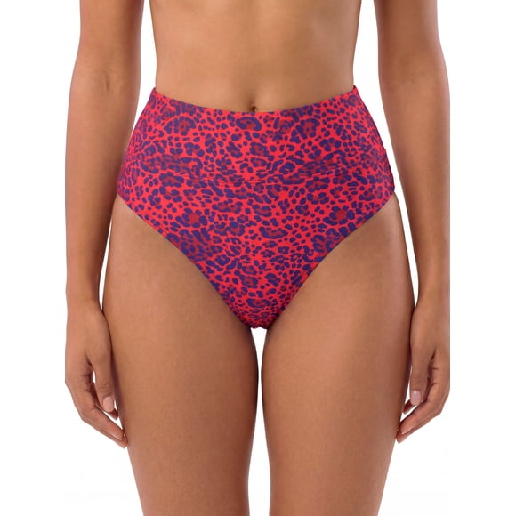Bikini mujer tanga pin up animal print brillante