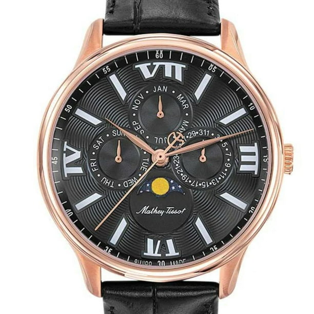Reloj Mathey-Tissot Hombre Edmond Moon H1886RPN dorado 42mm