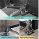 thumbnail image 2 of Gato de mano, capacidad de elevación de hasta 140 kg, brazo de ahorro de mano de obra, para instalación de puertas, ventanas y armarios, para herramienta manual, 2 piezas, 2 of 5