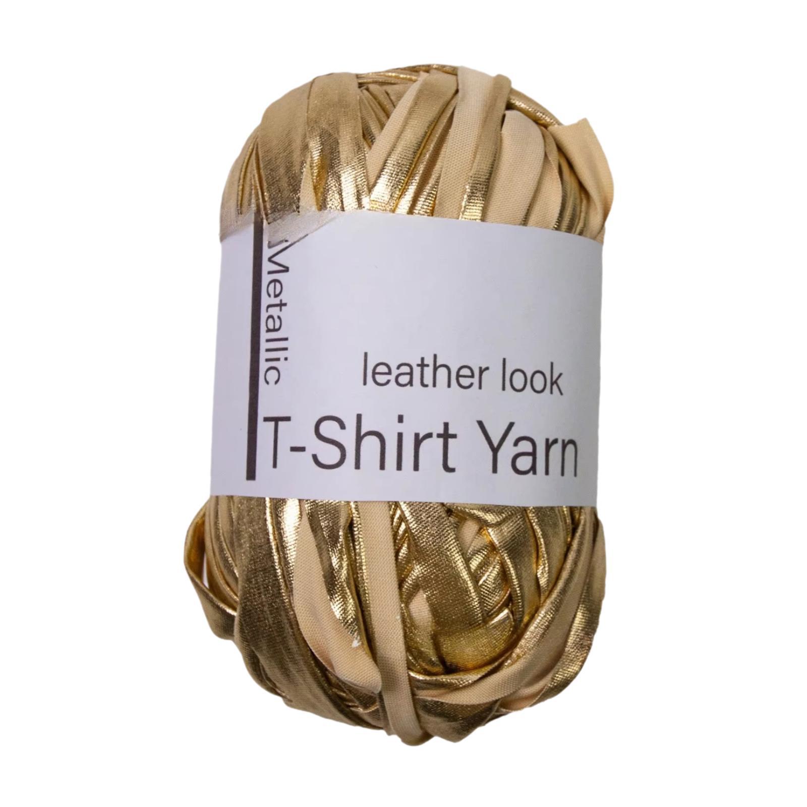 Bothyi - Hilo Metálico Para Camiseta, 40 M, Hilo Brillante Para Tela, Ideal Para Principiantes, Bolsos, Bolsos Hechos A Mano, Dorado