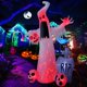thumbnail image 1 of Fantasma de terror inflable HOPOCO de 12 pies con 3 cabezas de calavera para Halloween, 1 of 9