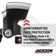 thumbnail image 5 of Visor facial Jackson Safety tono 5 antiempañante negro, 5 of 9