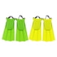thumbnail image 4 of 2 Pares De Aletas Ajustables Para Entrenamiento De Natación Y Buceo, Color Amarillo Y Verde, 4 of 5