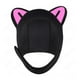 thumbnail image 2 of Gorro De Buceo Con Orejas De Gato, Gorro Encantador Para Surfear, Para Navegar, Kayak, Canoa, Rosa Negra, Redear XL, 2 of 3