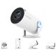 thumbnail image 1 of Miniproyector portátil con corrección trapezoidal automática, 4K 200 ANSI, WiFi 5G, Bluetooth 5.0, pantalla de 130 pulgadas, rotación de 180 grados, diseño redondo, ideal para el hogar y exteriores., 1 of 7