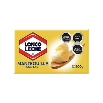 Mantequilla Con Sal 200 G Loncoleche