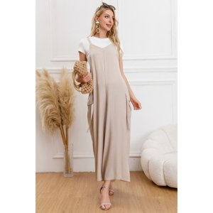 Likeshop - Enterito Mujer Tipo Jardinera Cargo Premium Algodón 3321