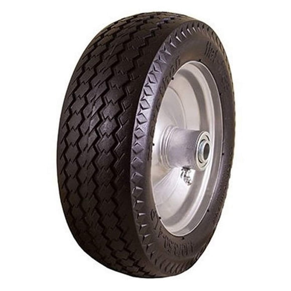 Neumático Wheel Marathon 00010 de 26,5 cm con rodamientos de 5/8 pulgadas, llanta gris