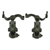 Ioensy - Adaptador De Montaje En Casco Kit De Montaje En Riel Soporte Para Auriculares Outdoor Green