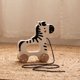 thumbnail image 5 of Zebra de Madera Para Arrastrar  Tooky Toy, 5 of 6