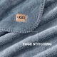 thumbnail image 5 of Manta UGG 279 cm x 228 cm de felpa suave azul, 5 of 8