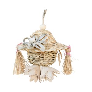 Ioensy - Bird Masticando Juguete De Madera Desgarrando Loro Grande Juguete Para Guacamayos Perros Amor