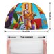 thumbnail image 2 of Vamos, perro, vamos Gorro de Natación de Licra, Gorro de Baño de Tela Cómoda, Gorro Elástico Antideslizante para Hombres, Mujeres y Niños, 2 of 6