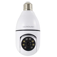 Tecnolab - Cámara Seguridad Soquete Wifi 360 Full Hd Audio Y Luz - Ps