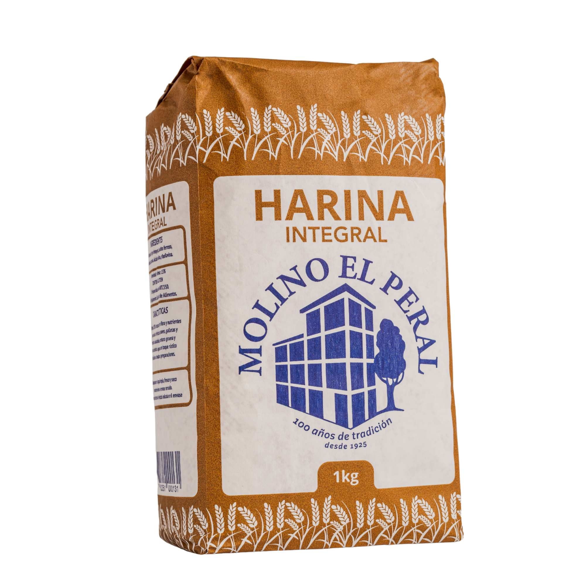 Harina Integral Bolsa 1 kg Molino El Peral
