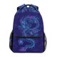 thumbnail image 1 of Mochila escolar con estampado de dragones chinos morados, Blueangle, 1 of 7