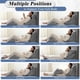 thumbnail image 5 of Juego De Almohadas Con Forma De Cuña Ortopédicas De Espuma Posquirúrgica Gris, 5 of 6
