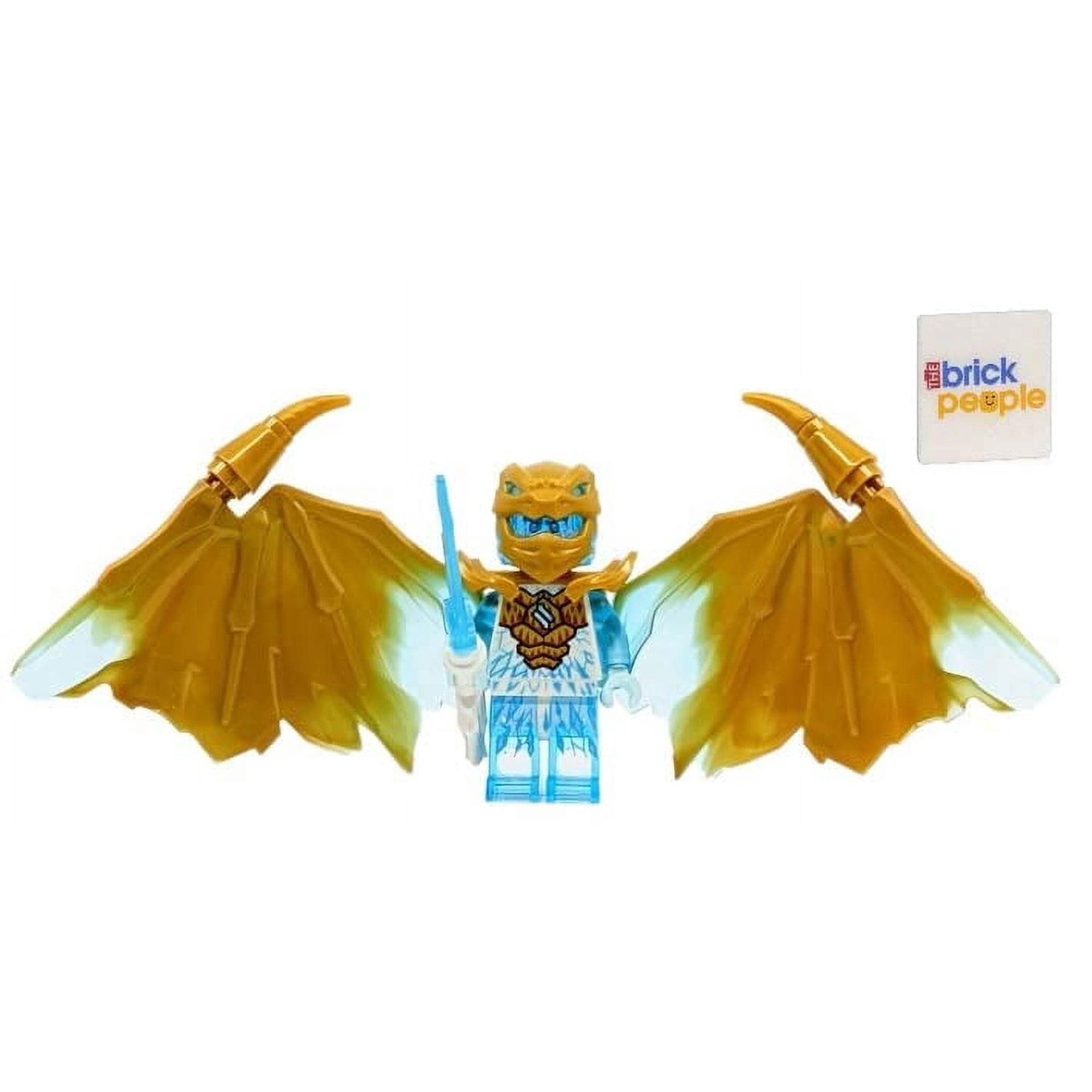 Minifigura Lego Ninjago Crystalized Zane Dragon Con Espada Lego