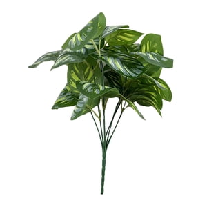 Magideal - Hojas Artificiales Hojas Falsas Plantas Decoración Larga Maceta Florero Relleno Hoja Tropical Verde Para El Hogar Cocina Cumpleaños Sala De Estar Boda