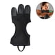 thumbnail image 2 of Guante de tiro con arco, guantes de tiro de tres dedos transpirables y antideslizantes, accesorios para tiro, caza, puntería, arco y arquería, material con protección acolchada antideslizante para un, 2 of 8