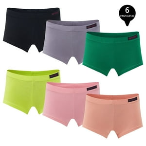 Giovacchino - Pack De 6 Calzones Pantaleta Algodón Mujer