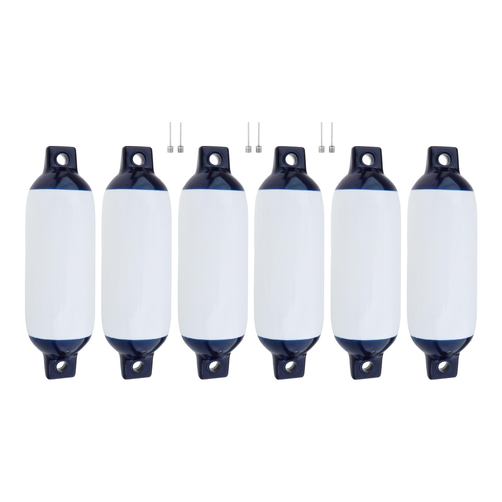 Magideal - Guardabarros De Parachoques De Barco, Parachoques De Muelle De Pvc, Accesorios De Barco, Guardabarros De Barco Marino, Boya De Barco Para Protección P Juego De 6 Guardabarros Para Barcos.