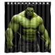 thumbnail image 1 of Cortina de ducha con diseño de Hulk, juego de cortinas de baño con ganchos, tamaño 66 x 72 pulgadas, 1 of 3