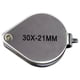 thumbnail image 3 of Lente Loupe HTS 202L3 de acero inoxidable con aumento de 30x y 21 mm, 3 of 4