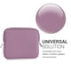 thumbnail image 4 of Funda para lector de libros electrónicos kwmobile, neopreno, tamaño 6.8-7, universal, color lavanda, 4 of 7